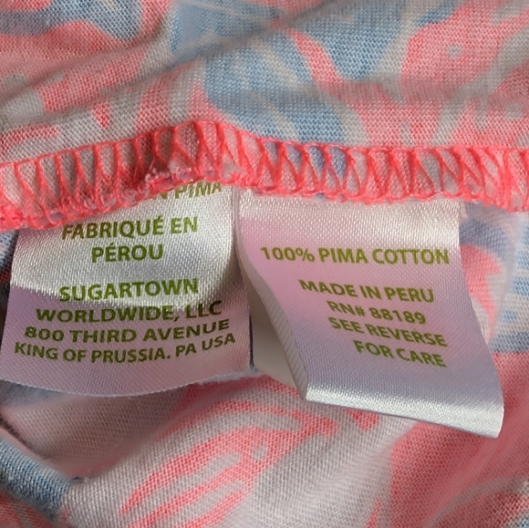 Lilly Pulitzer Windsor Tube Top Mini Dress/Coverup/Top Size Large Summer Siren - Picture 5 of 8